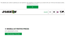 Tablet Screenshot of joskin.com